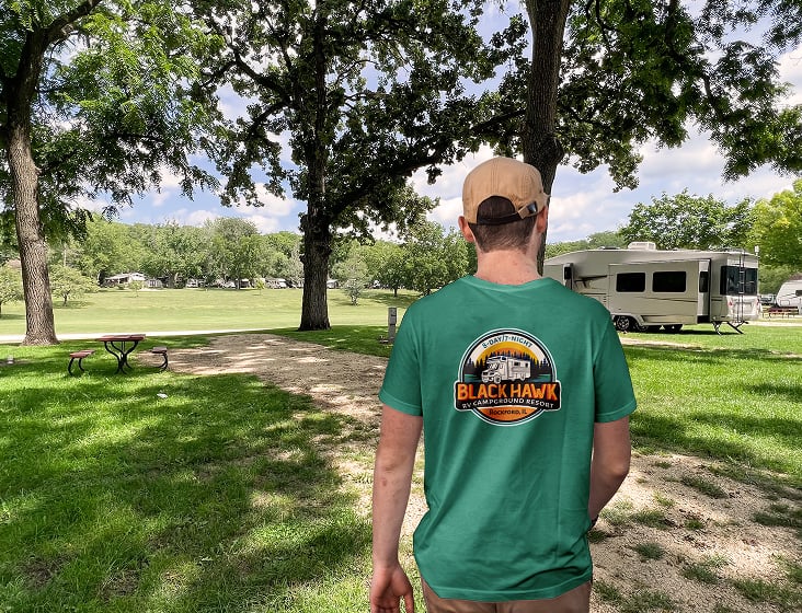 Family in a swimming pool